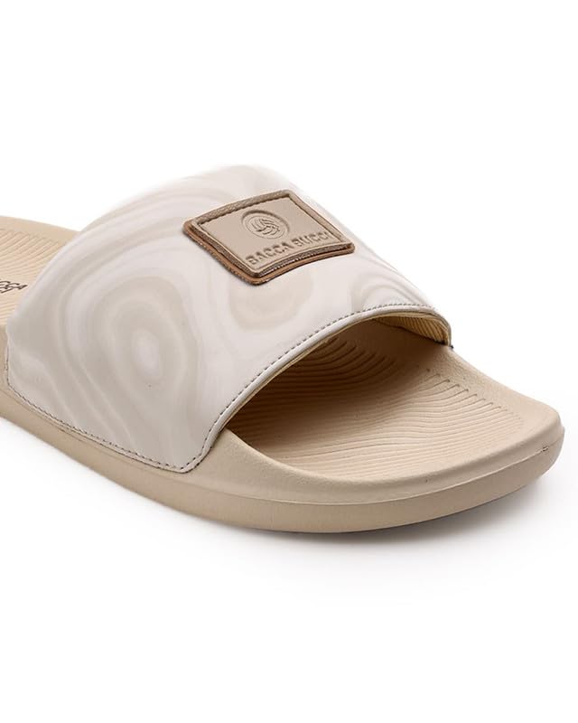 Image of Bacca Bucci Hologlide Men's Comfort Slides | Cushioned EVA Footbed | Anti-Slip Sole | Lightweight Everyday Sliders