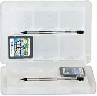 DS/3DS ソフト収納ケース 22枚収納 カードケース 互換 New 3DS / 3DS LL / 2DS / DSi 対応 コンパクト 持ち運び用 (ホワイト)