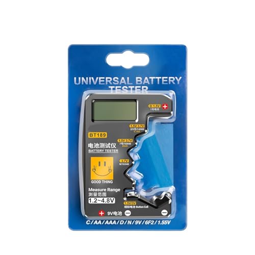 BT189 �{�^���d�r�e�X�^�[ 9V NDC AA AAA ���j�o�[�T�� �ƒ�p LCD �f�B�X�v���C �o�b�e���[�e�X�^�[ �p���[�o���N ���o�� �c�[��(Pink(box))