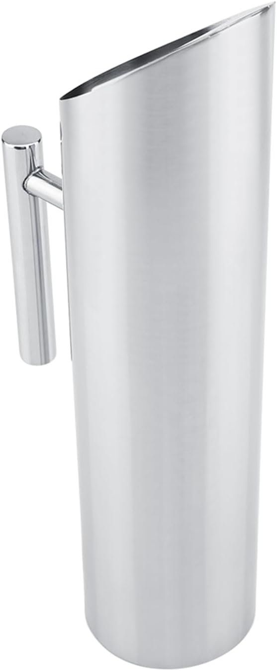 and Stainless Steel Water Pitcher with Ice Guard - A MustHave for Home and Hotel Serving (2L)