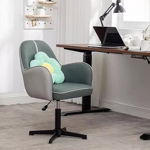 Chaise de bureau ergonomique en cuir synthétique vert avec dossier confort - 5