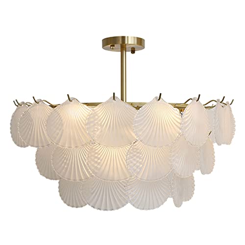 Suspendu lumières coquille et lampes de plafond modernes salon