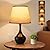 Seealle 16.1" Touch Table Lamps for Nightstand, 3-Way Dimmable Small Bedroom Lamps for Night Stands, Black Bedside Lamps for Living Room, Kids Room, End Table