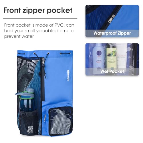 WANDF Mesh Drawstring Backpack