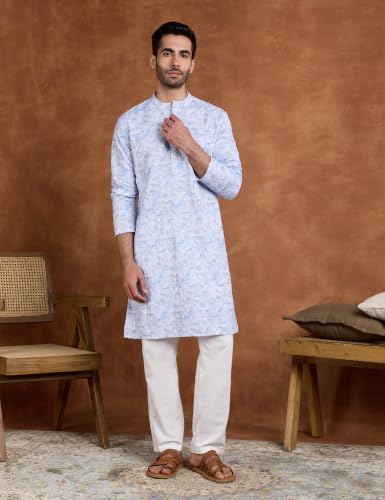Image of Symbol Premium Men's Embroidery Sequined Long Kurta