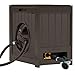 Suncast Aquawinder 125' Garden Hose Reel - Lightweight Portable Hands - Free Water Powered Retractable Hose Reel - Java
