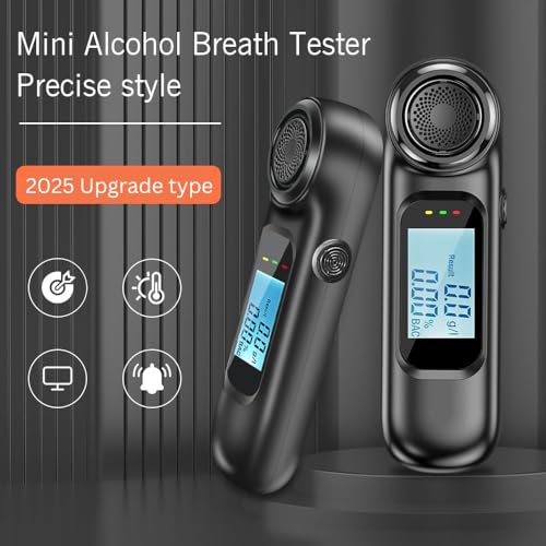 Image of Digital Alcohol Tester, Portable Breathalyzer Device (Basic [E-10])