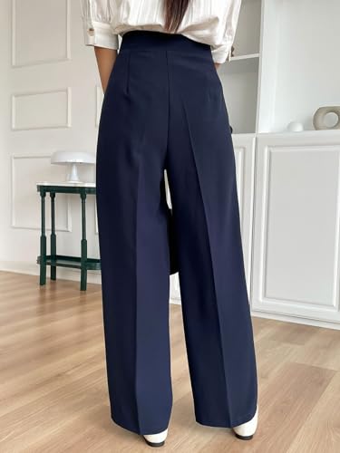 SECOLI Women's 2024 Causal Straight Leg Long Pants Straight Leg Pants3