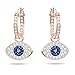 Swarovski Pendientes de Aro Swarovski Symbolic para Mujer, con Baño Tono Oro Rosa, Símbolo de Ojo Turco, Colección Swarovski Symbolic de Swarovski