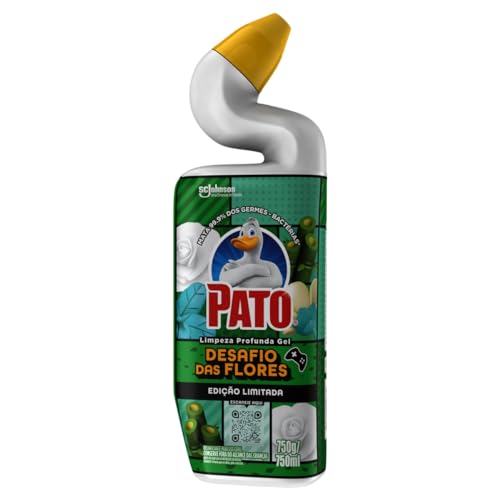 Pato Limpador Sanitário Limpeza Profunda Gel Edição Limitada Desafio das Flores 750ml