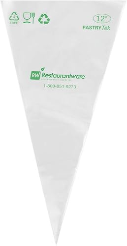 Miniatura 2 de Restaurantware Pastry Tek - Bolsas para pastelería de 12.2 pulgadas, 100 bolsas para glaseado de pastelería, desechables, de grado alimenticio,