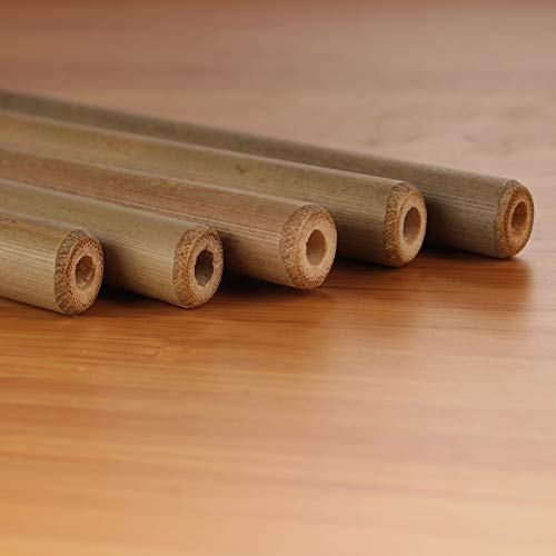 Pitillos de bambú reutilizables orgánicos 7 pulgadas x10 miniatura 4