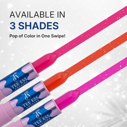 Image of TEE ESS Lollies 3-in-1 Multi Use LipStick | Used as Lipstick ,Highlighter and EyeShadow | With Ph Adaptive Colour| High Shine Finish | Smooth & Silky Texture | Lightweight, Moisturizing with Vitamin E | Non-Sticky for Daily Wear | 4gms (Lilac)