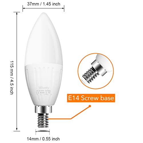 Ampoule LED E14 dimmable pour éliminer la fatigue visuelle en blanc chaud