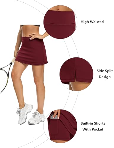 Image of LouKeith Tennis Skirts for Women Golf Athletic Activewear Skorts Mini Summer Workout Running Shorts with Pockets