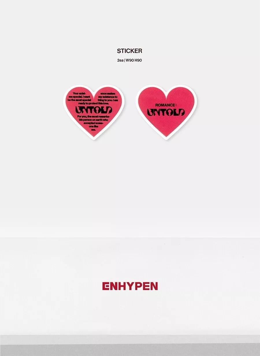 Enhypen Romance : Untold 2nd Full Album Ver+Gift K-pop Sealed image 4
