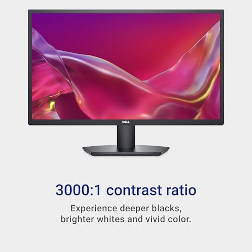 Image of Dell 27 SE2725H 27-Inch Full HD (1920 x 1080) Monitor with Tilt Function TUV Rheinland Certified for Eye Comfort 3 Star Black