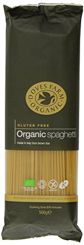 Doves Farm Espaguetis de arroz integral sin gluten orgánico 500g
