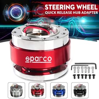 Image of AUTO MT SPARCO Universal Steering Wheel Ball Quick Release Boss Kit Lock JDM Joint Hub