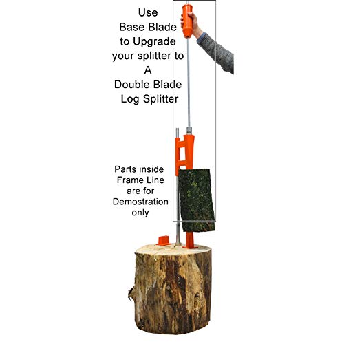SPEED FORCE Wood Splitter Log Splitter Kindling Splitter Manual Firewood Splitter Base Blade for Indoor and Outdoor Wood Chopping - Thumbnail 4