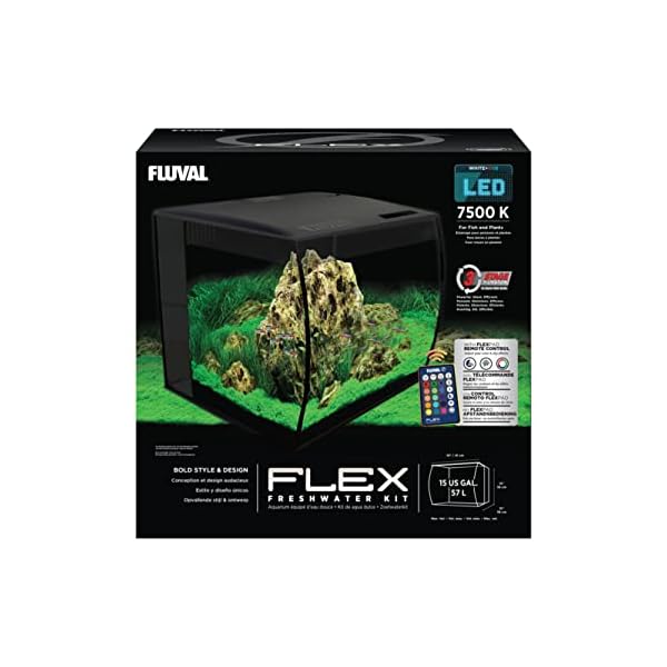 Hagen Fluval Flex Aquarium Kit, 41 x 39 x 39 cm, 57 Litre - Image 3