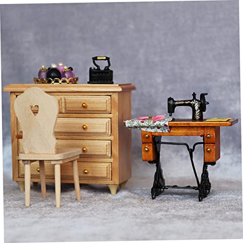 Zerodeko Casa De Bonecas Máquina De Costura Brinquedos Mecânicos Brinquedos Brinquedos De Mesa Playh