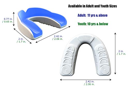 Coollo Sports DA-ADULT-BLACK AND RED Boil And Bite Mouth Guard (Youth & Adult) Da Custom Fit Sport Mouthpiece thumb #5