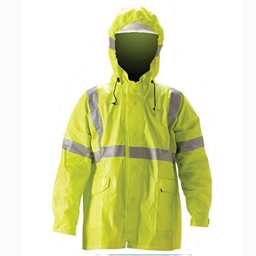 ArcLite NASCO 1503JFY2 Jacket - Attached Hood in Collar - HiVis Class 3-2XL