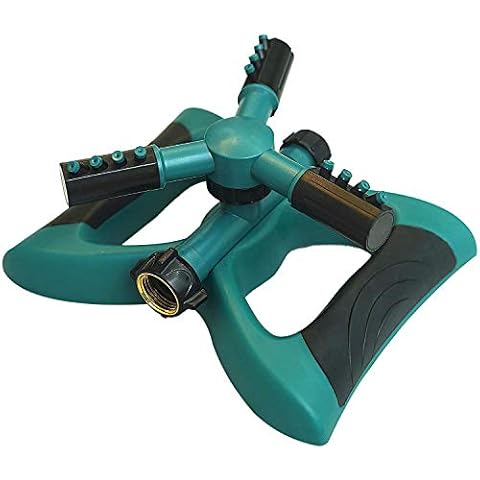 Sprinklers for Yard | Water Sprinklers for Lawn | Gardening Sprinkler for Yard | Oscillating Hose 360 Degree Rotary Sprinkler Watering System | Large Coverage Area | Quick Leakproof Connection Cover