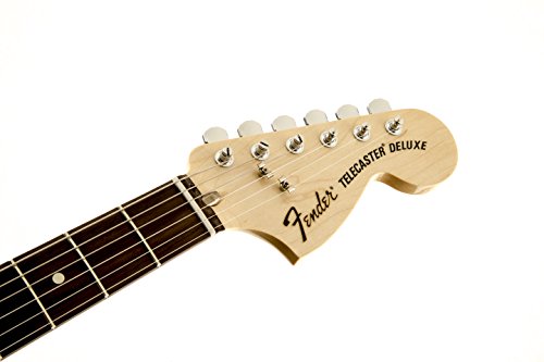 Fender 0142400706 Chris Shiflett Telecaster Deluxe Touche Palissandre Guitare électrique – Noir Shoreline Gold - Les Beatles, Paul McCartney, John Lennon, RIngo Starr, George Harrison Fender 0142400706 Chris Shiflett Telecaster Deluxe Touche Palissandre Guitare électrique – Noir Shoreline Gold – Image 7