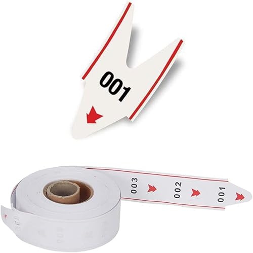 Ticket Dispenser Take A Number System With 1 Roll 3 Digit Paper 2 Groups Number From 000-999 (3 Digit, Red) #TOP2