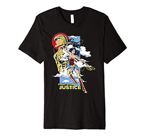 DC Comics Wonder Woman 1984 Fight For Justice Portrait Premium T-Shirt