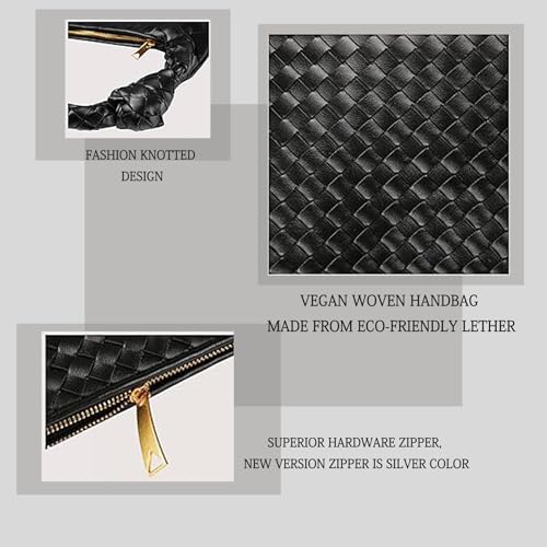 Fashion Knotted Small Top Handle Purse Clutch, Woven Handbags for Women, Woven Purse, Tote bag, Hobo Bags4