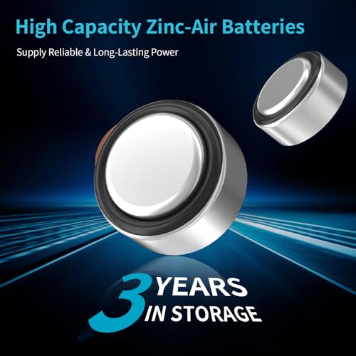Image of Granicell Hearing Aid Batteries Size 312, Long Lasting Zinc-Air Batteries, 1.45 Volt, Easy to Open, Mercury and Cadmium Free, 60 Count