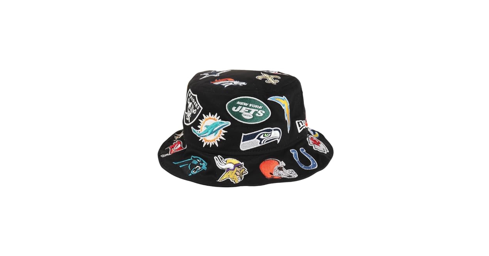 Amazon.co.jp: New Era Bucket 01 Team Logo Allover NFL Hat