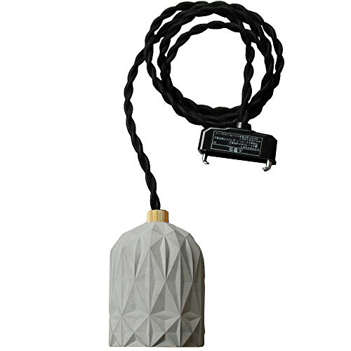 E26 Bercy(ベルシー) ペンダントライト Bタイプ (引っ掛けシーリング用/100cm) 1灯 LED電球対応 40W ペンダントソケット ソケット 照明器具 吊り下げ レトロ シンプル