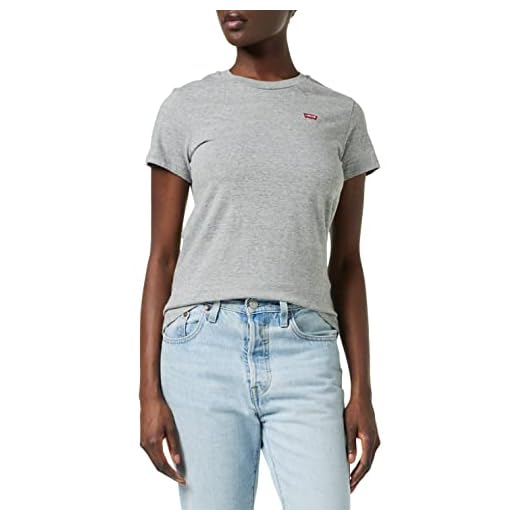 Levi's Damer perfekt T-shirt, Yosemite Heather Grey, XXS