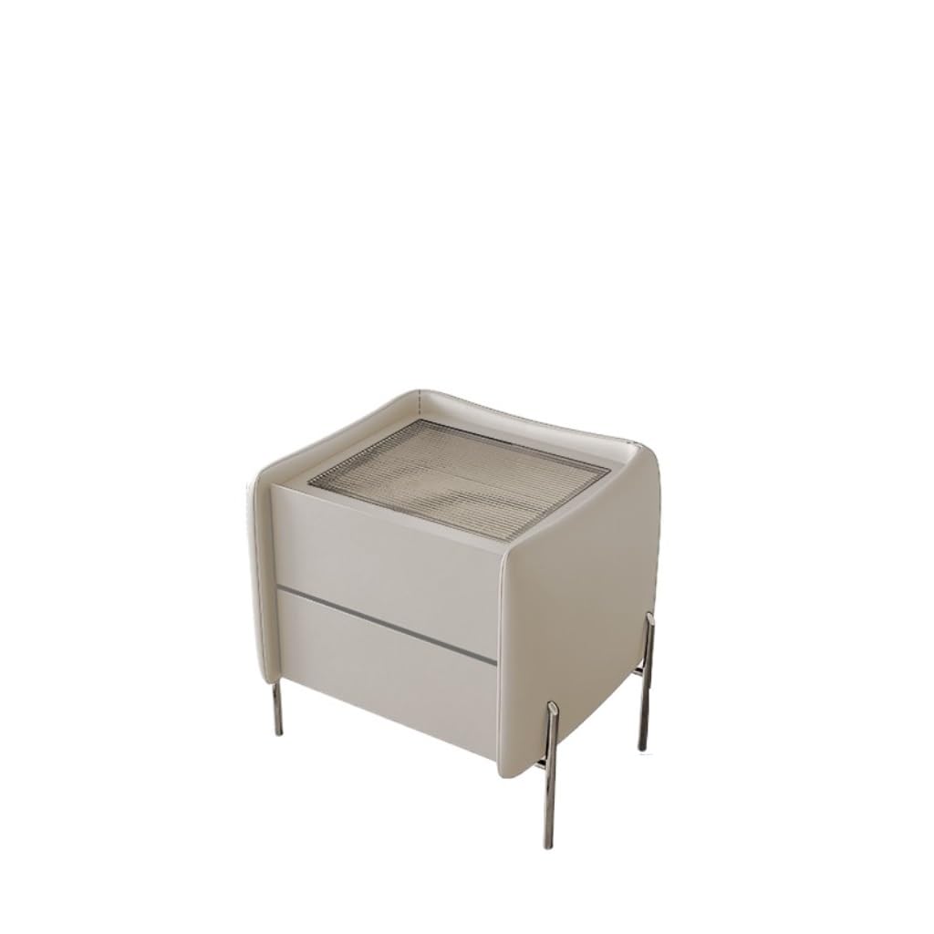 GFHTRELY Couch Desk Bedside Table Retro Bedside Cabinet Storage Cabinet Small Table(02)
