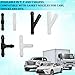 SWQS Windshield Washer Hose Repair Kit, 13Ft/4M Universal Rubber Water Pump Hose with 12PCS T/Y/I-Type Connectors Wiper Fluid Tubing Kit Connect Car Water Pump and Nozzles for Most Cars, SUVs, Trucks