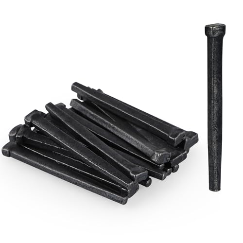 MOLIGOU 20 Pcs Wrought Head Nails, 2' Vintage Square Head Nails, Hand...
