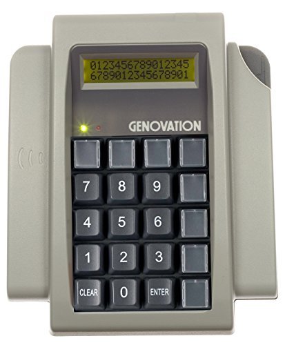 DSI Genovation MiniTerm 910 20-Key Re-legendable Full Travel Keys (Mini Term 910-B Barcode Swipe)