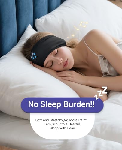 Image of Perytong 2 Pack Sleep Headphones, Sleeping Headphones | Bluetooth Headband with Ultra-Thin HD Stereo Speaker, Wireless Headphone for Sports, Insomnia, Yoga, Air Travel, Meditation