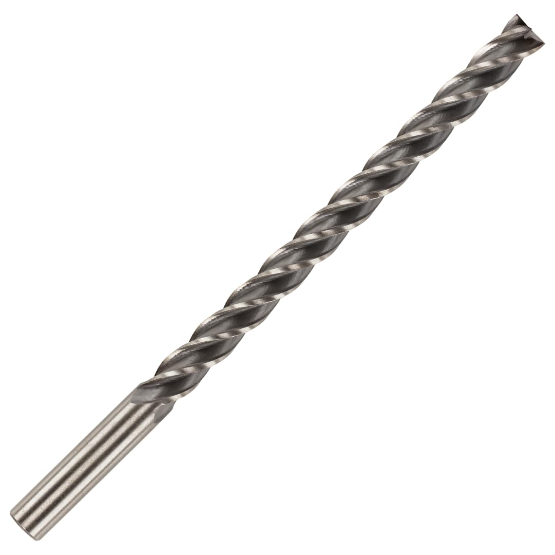 Rennie Tool Company - 10mm x 150mm Flute Foam Cutting HSS Square End Router Cutter – Long Reach CNC Milling Bit for EPS Foam, Polystyrene & Lightweight Materials. 4 Flute Spiral Up Cut Router Bit