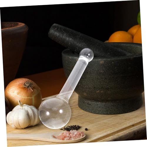 Pestle de cristal Zerodeko para moler con mango largo miniatura 6