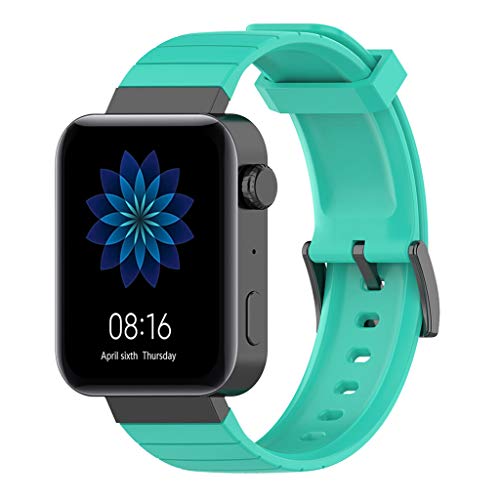 Preisvergleich Produktbild HUY Ersatz Atmungsaktives Silikonarmband Metallverschluss Armband Für Xiao-mi Mi Uhrenzubehör