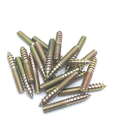 Image of Hanger Bolt M6x40 Double Headed Bolt Self-Tapping Screw for Furniture 20Pcs