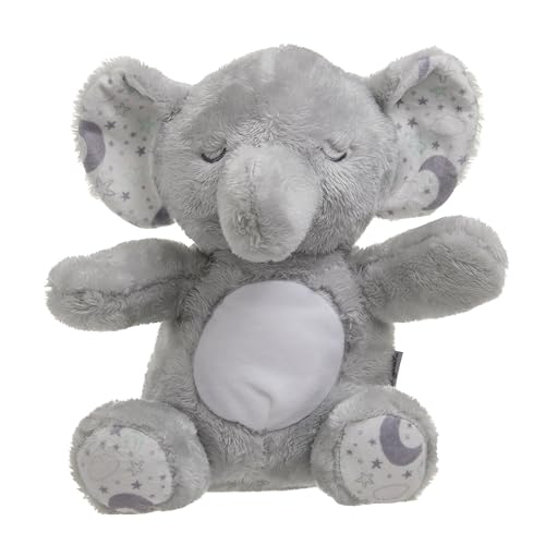 Image of DreamGro Plush Animal Toys - Soft and Cuddly Stuffed Animals for Kids - Cute and Adorable Gifts for Boys and Girls - Perfect for Playtime, Nursery Decor, and Bedtime (Grey Elephant)