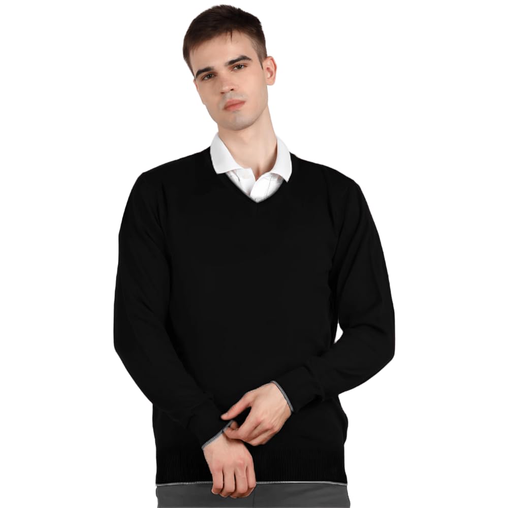 reoutlook- the fashion connect REOUTLOOK woolen v neck sweaters for men - full sleeves pullover sweater for man, men sweater pullover-picture-51