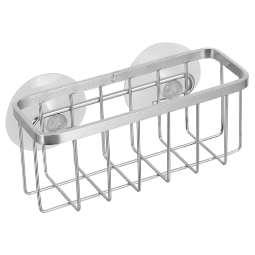 DECHOUS Soporte para Esponjas Ventosa y Rejilla de Drenaje Acero Inoxidable Duradero para Fregadero Adecuado para Organizar Utensilios en Cocina Doméstica