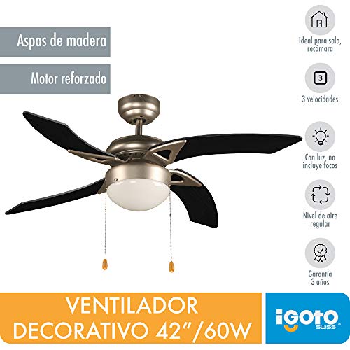La Mejor comparativa de Ventilador de techo igoto - los más vendidos. 15 Imagen adicional